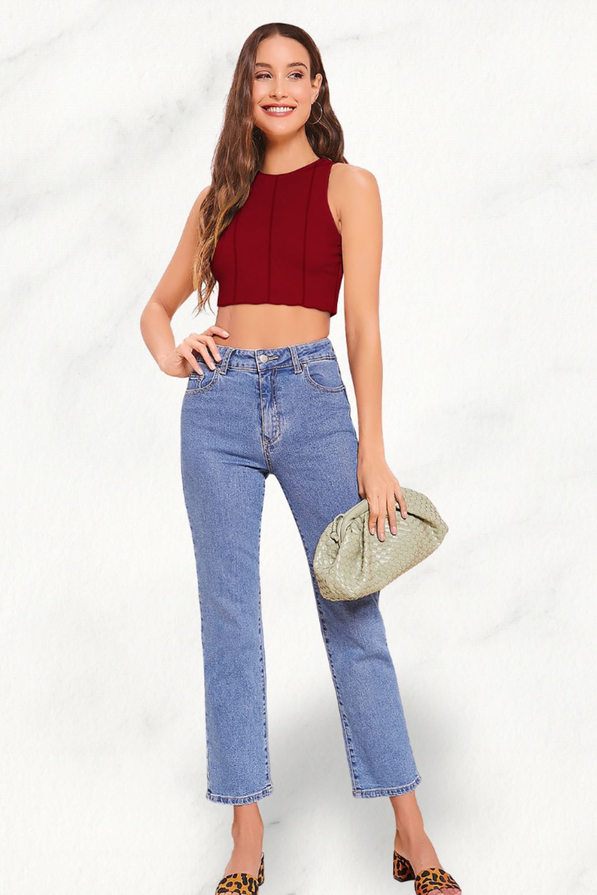 Sleeveless Ribbed Crop Top [5 colors]