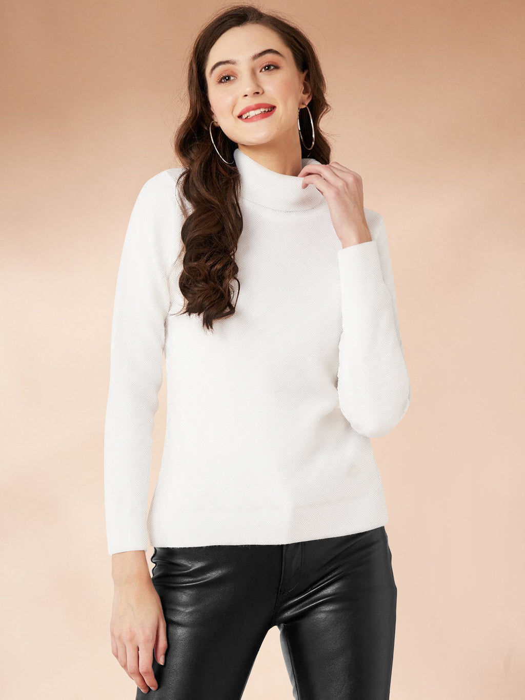 Mock Neck 3/4 Sleeve Top [4 Colors]