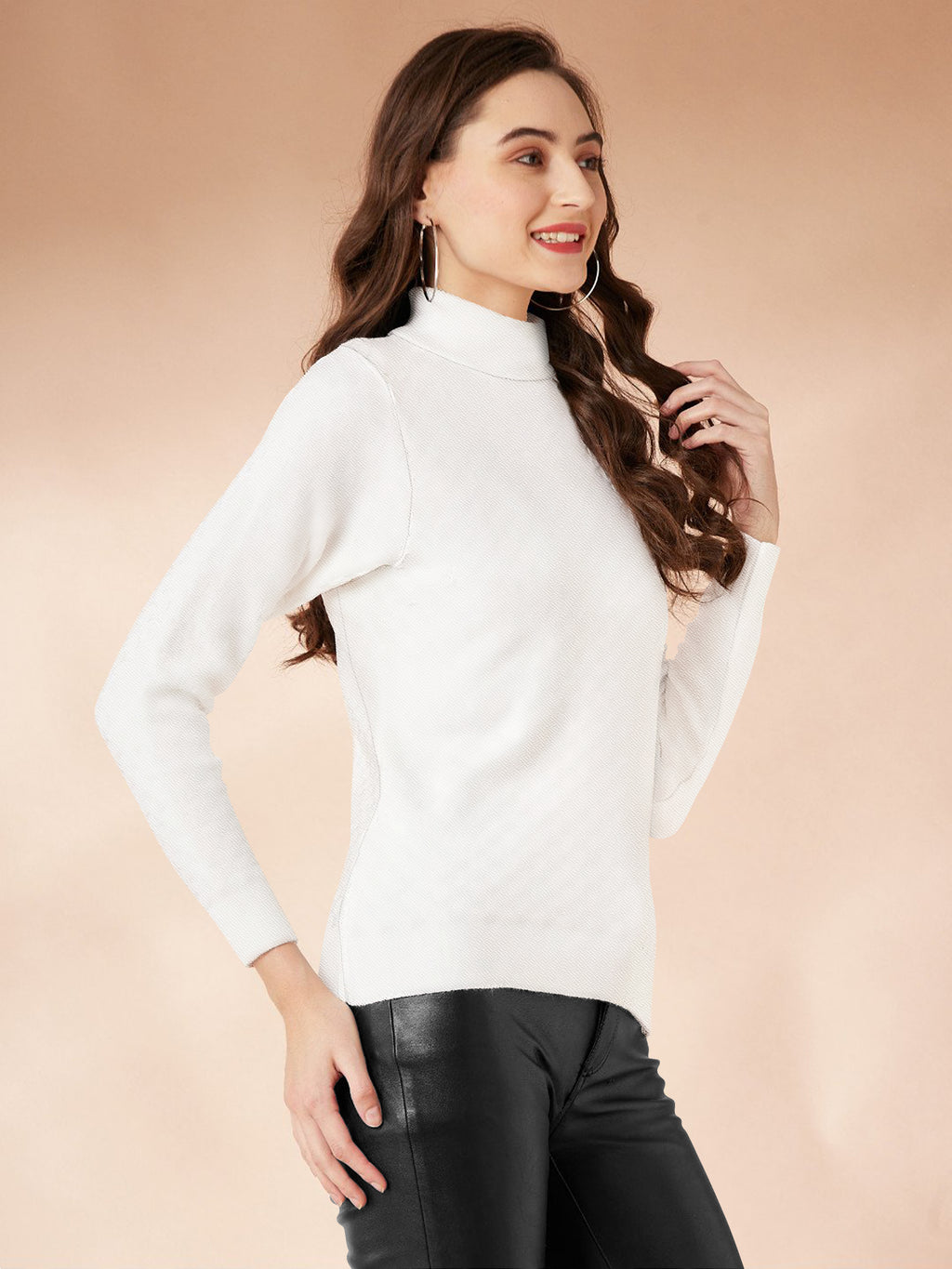 Mock Neck 3/4 Sleeve Top [4 Colors]