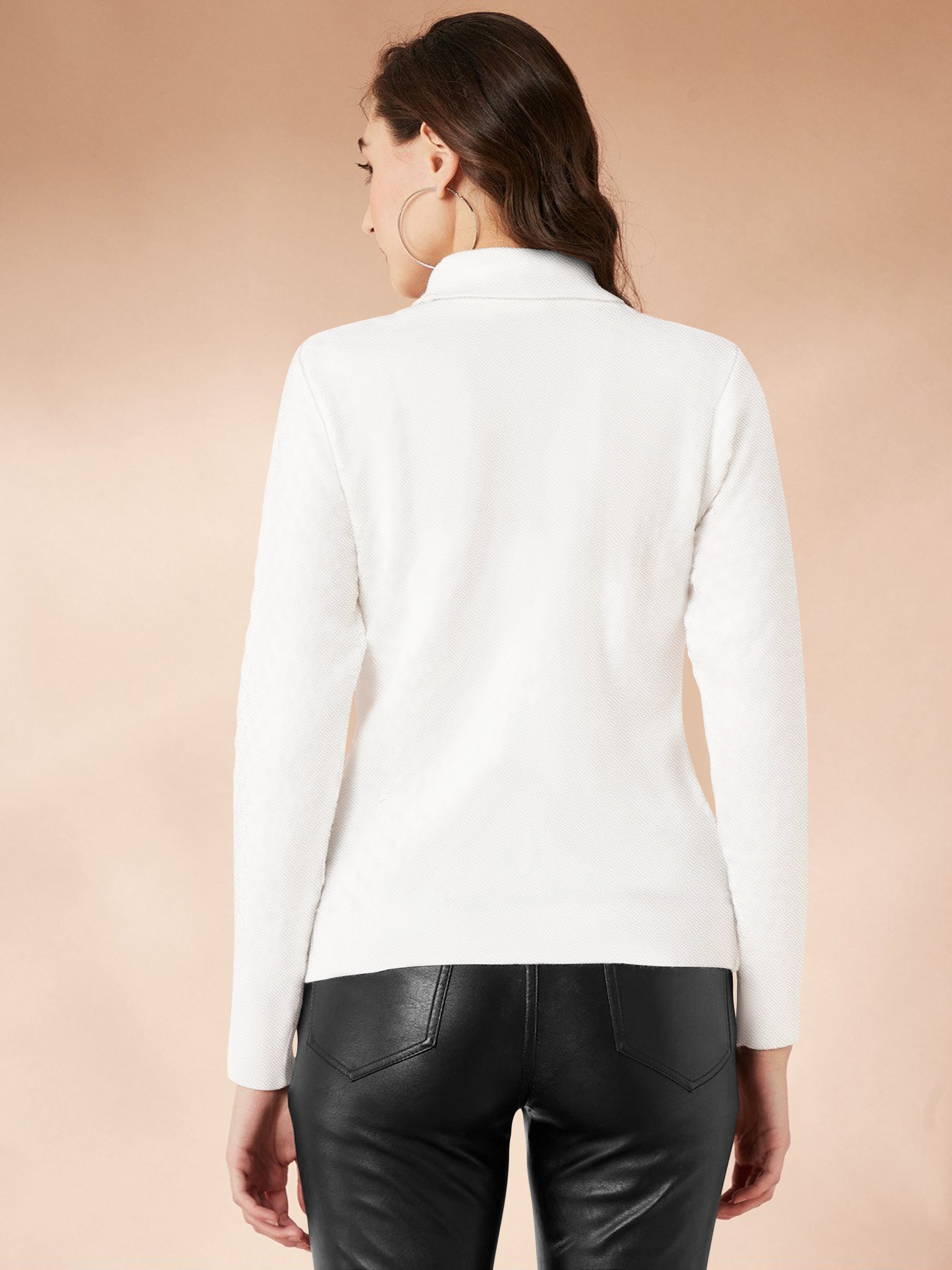 Mock Neck 3/4 Sleeve Top [4 Colors]