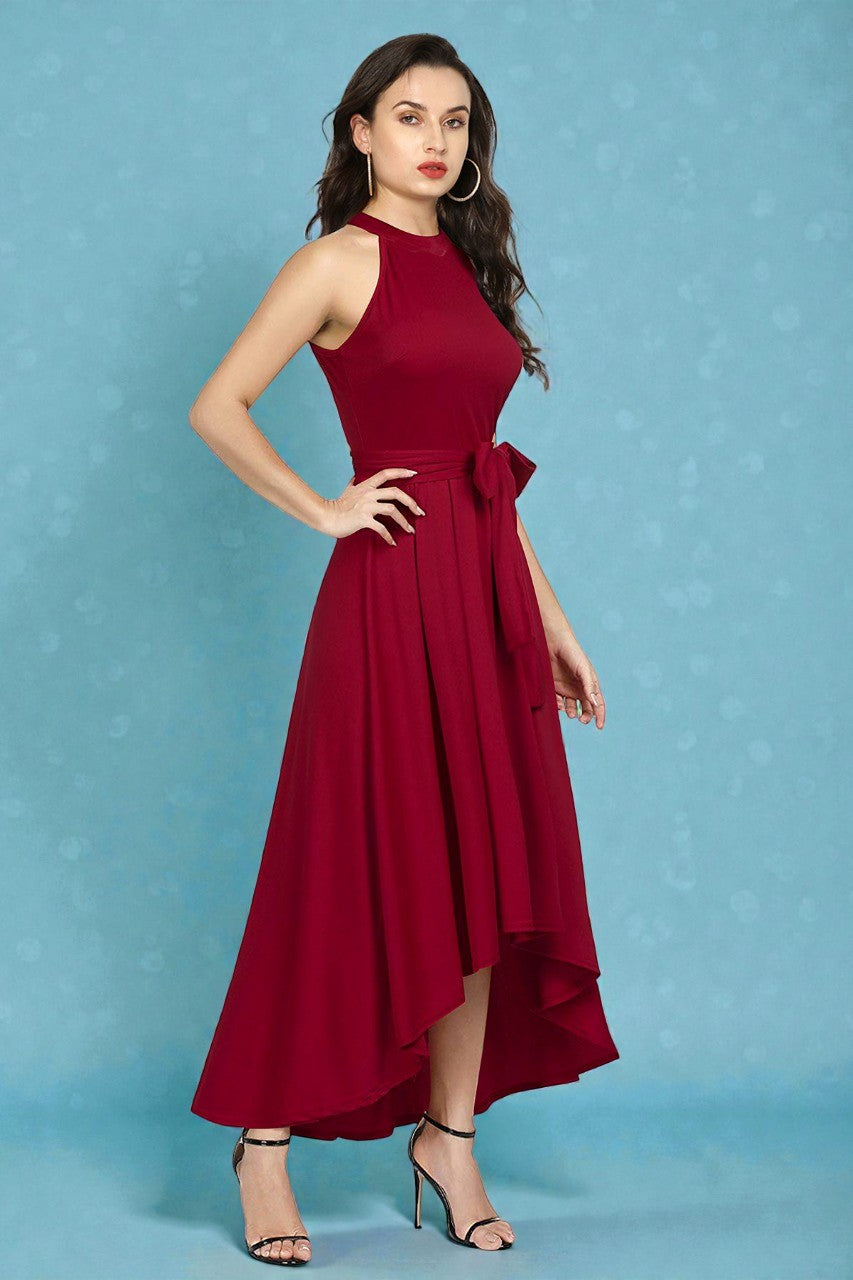 High-Low Sleeveless Dress [9 Colors]