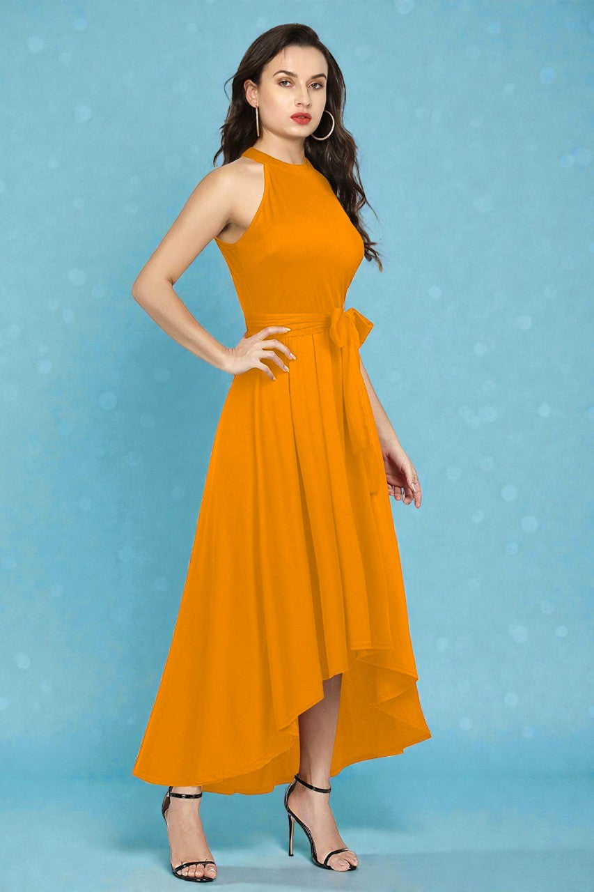 High-Low Sleeveless Dress [9 Colors]
