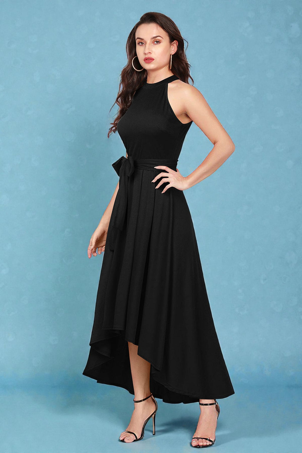 High-Low Sleeveless Dress [9 Colors]