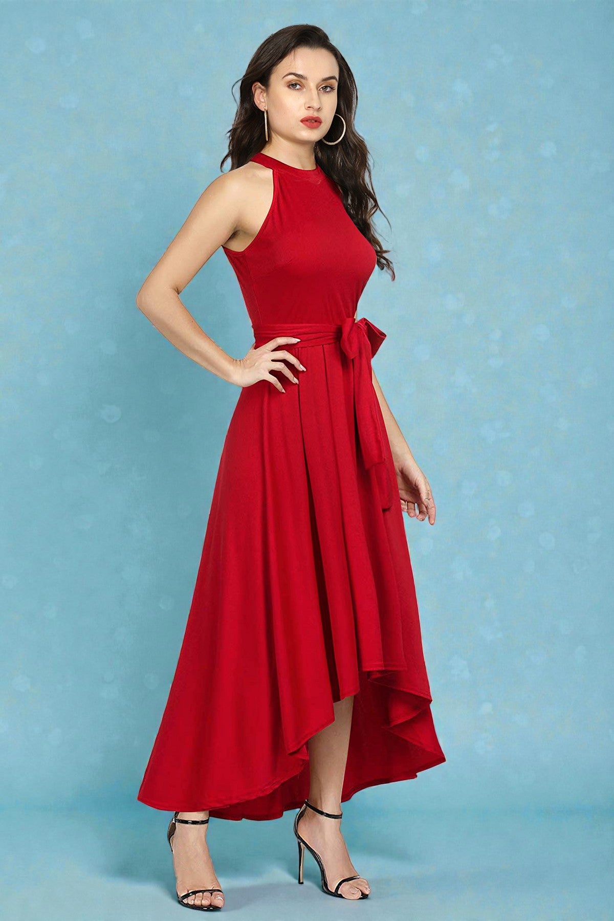 High-Low Sleeveless Dress [9 Colors]