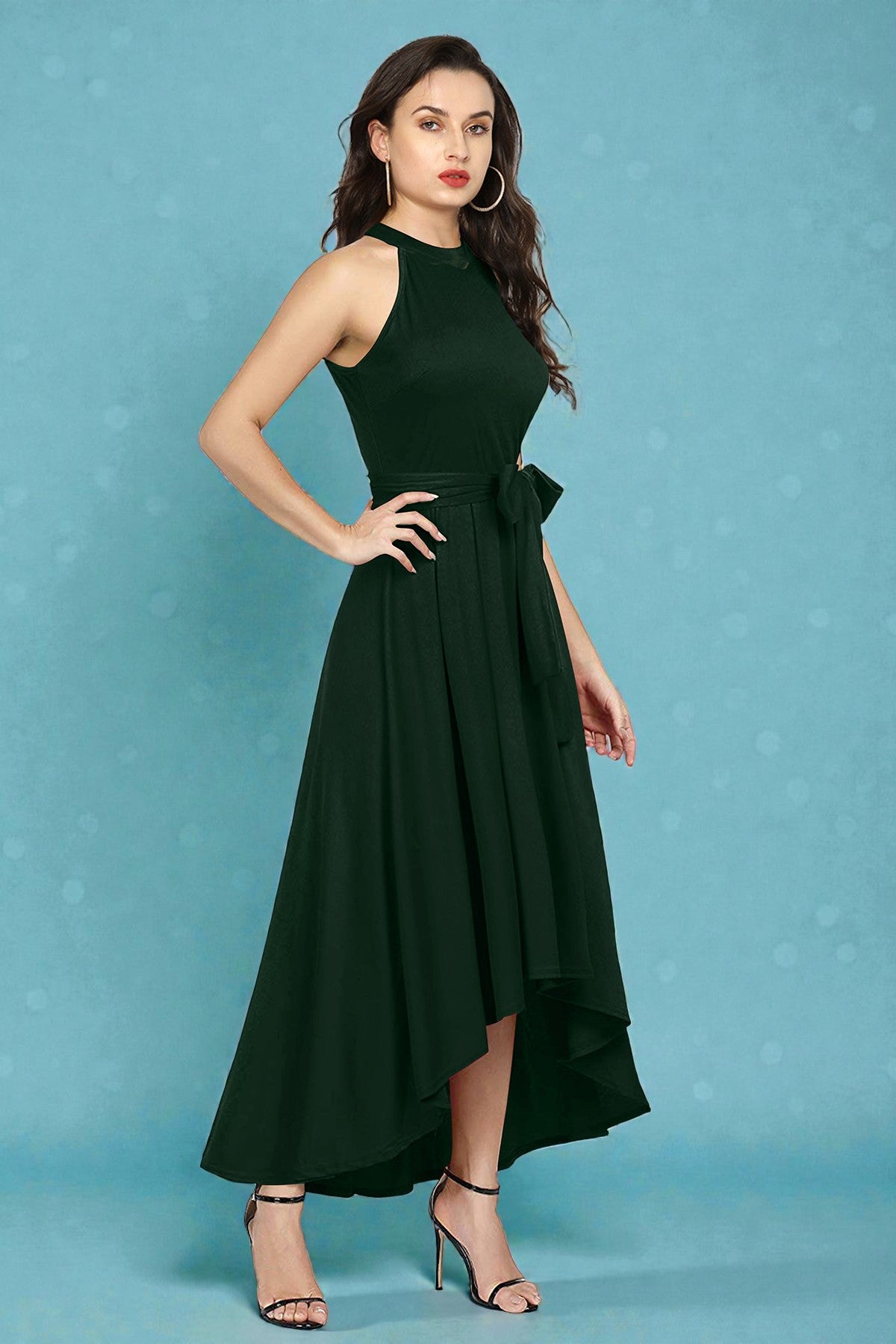 High-Low Sleeveless Dress [9 Colors]