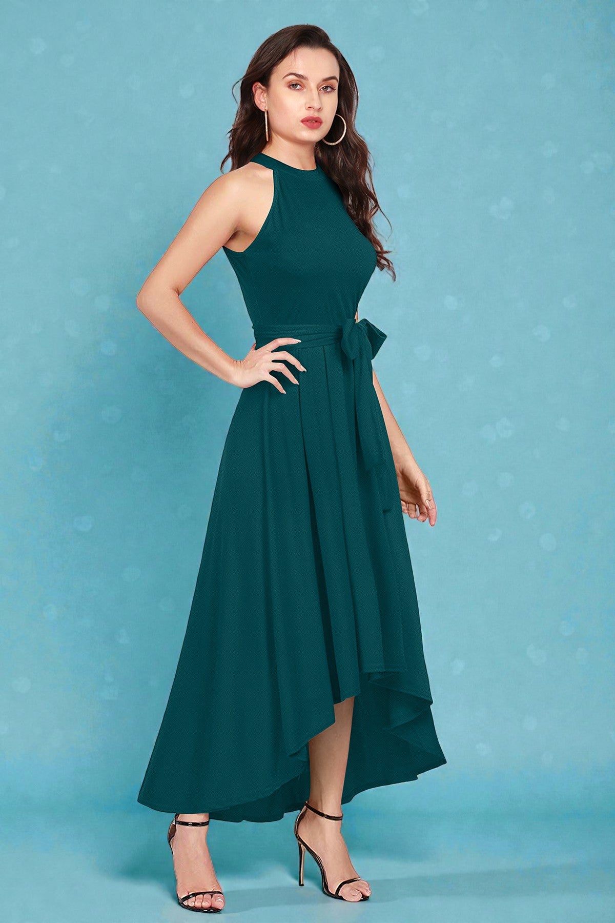 High-Low Sleeveless Dress [9 Colors]