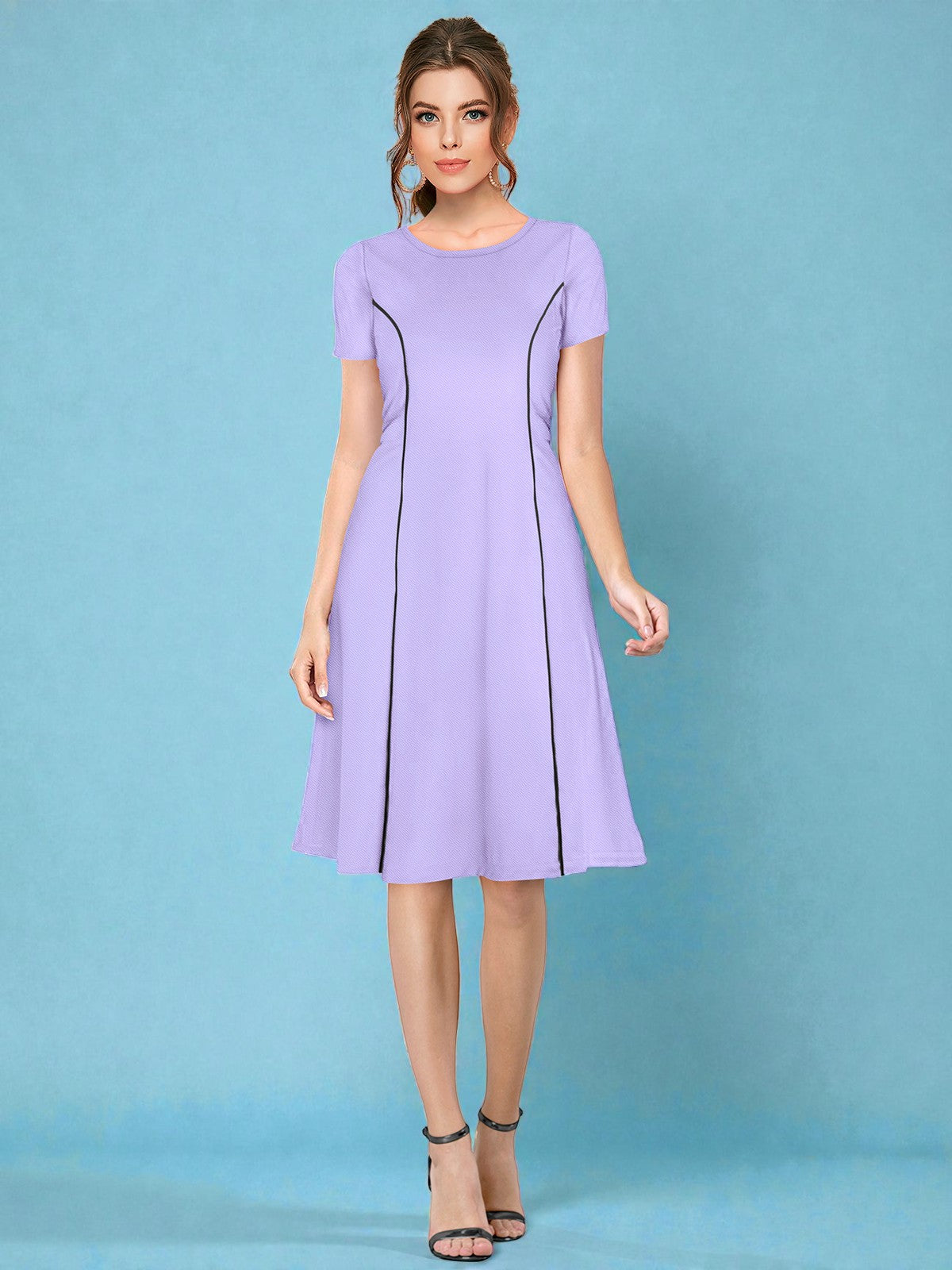 A-Line Midi Fit & Flare Party Dress [2 Colors]