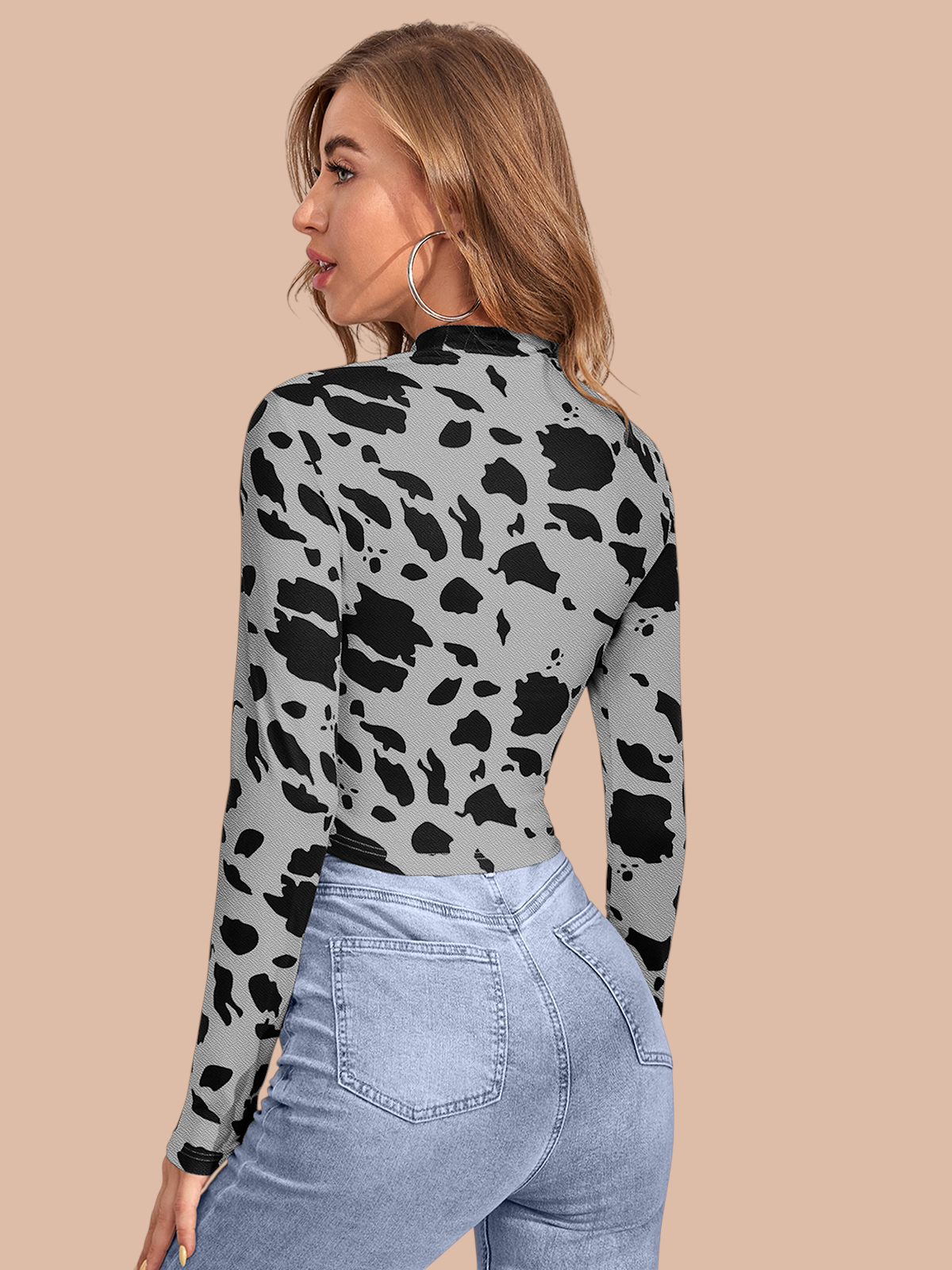 Statement Cow Print Crop Top [3 Colors]