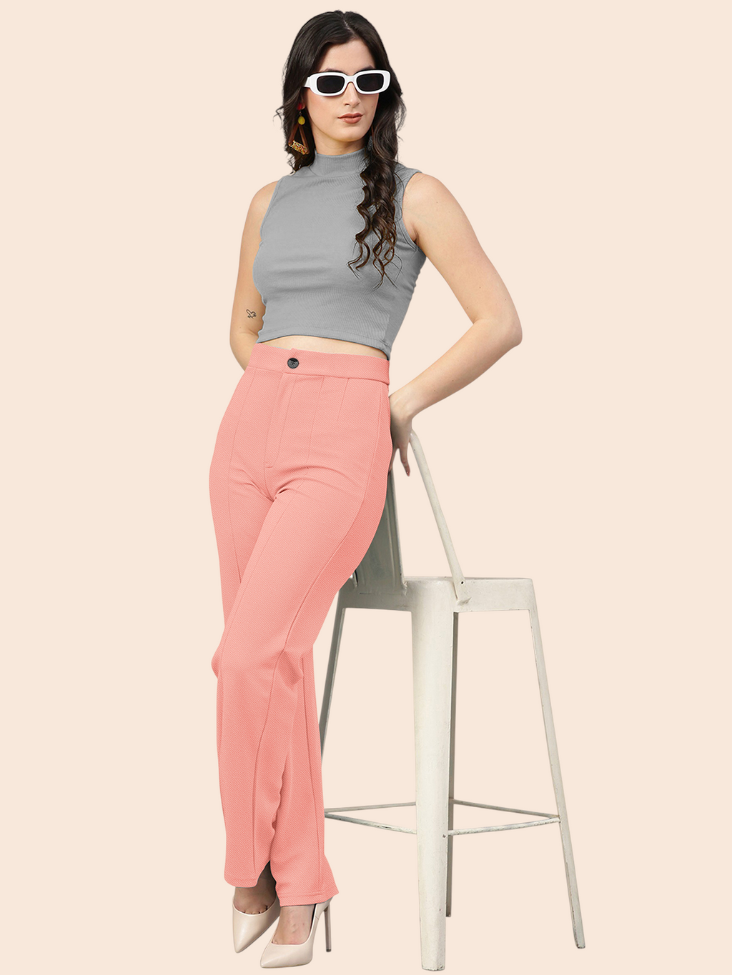 Modern High-Rise Straight Pants [3 Colors]