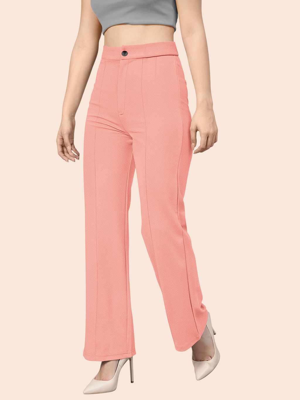 Modern High-Rise Straight Pants [3 Colors]