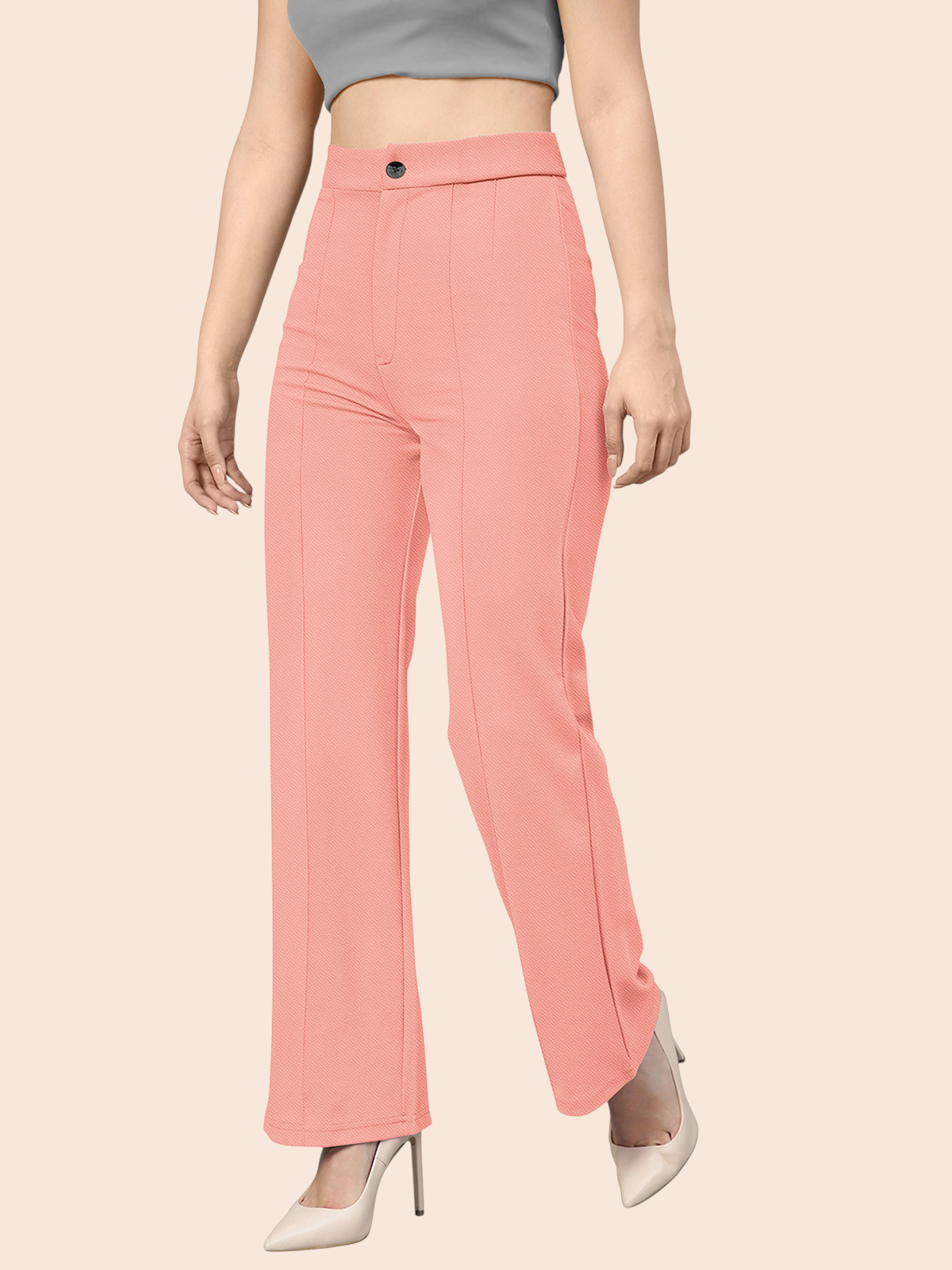Modern High-Rise Straight Pants [3 Colors]