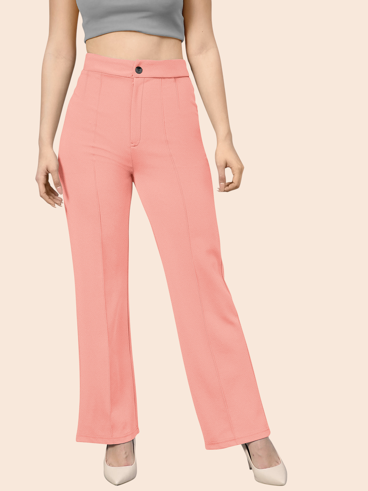 Modern High-Rise Straight Pants [3 Colors]