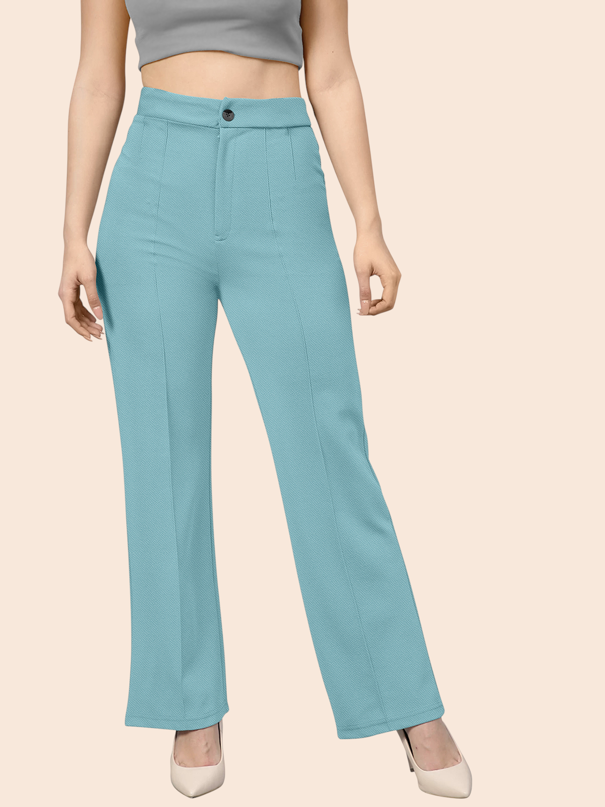 Modern High-Rise Straight Pants [3 Colors]