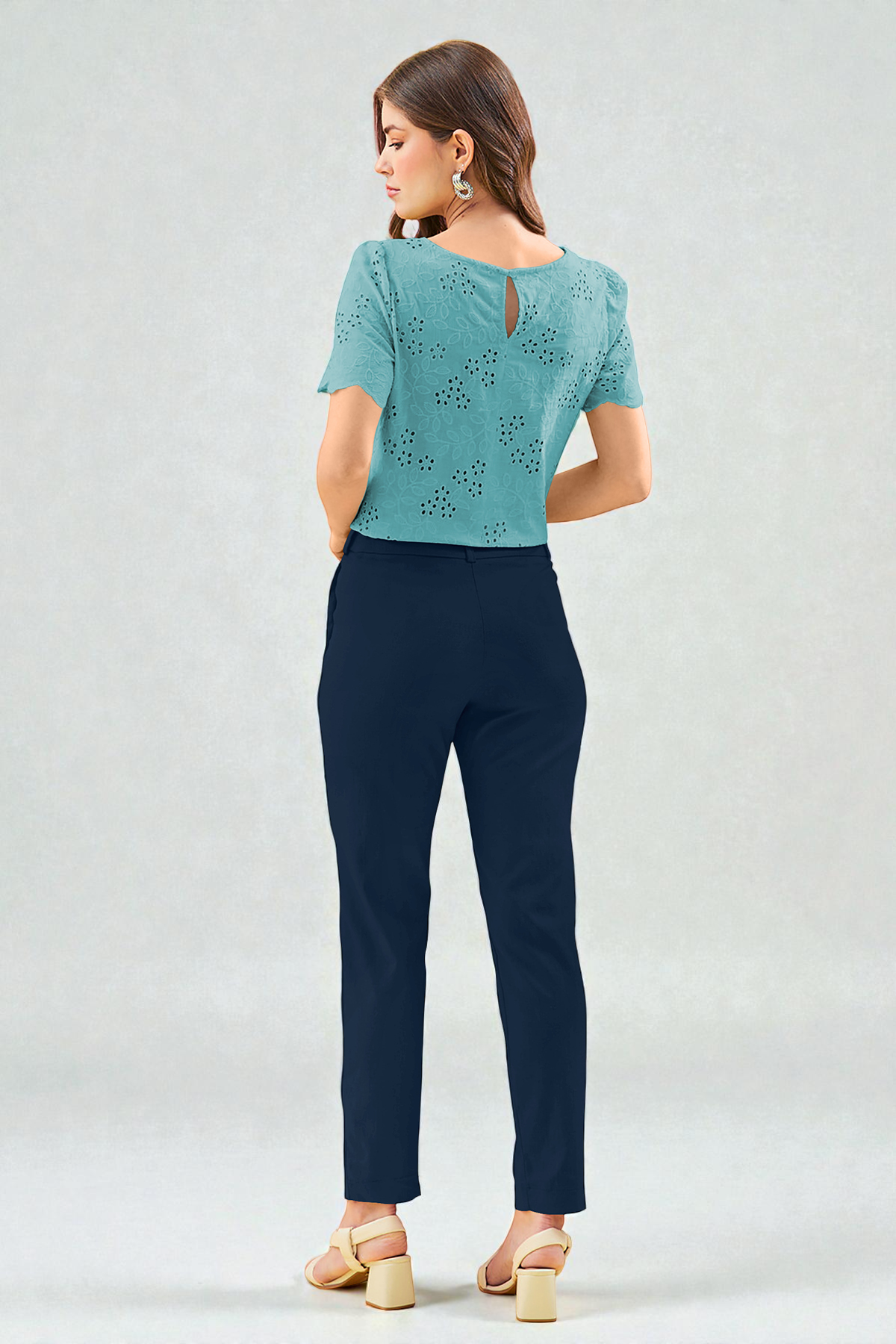 Premium High-Waist Tapered Pants [3 Colors]